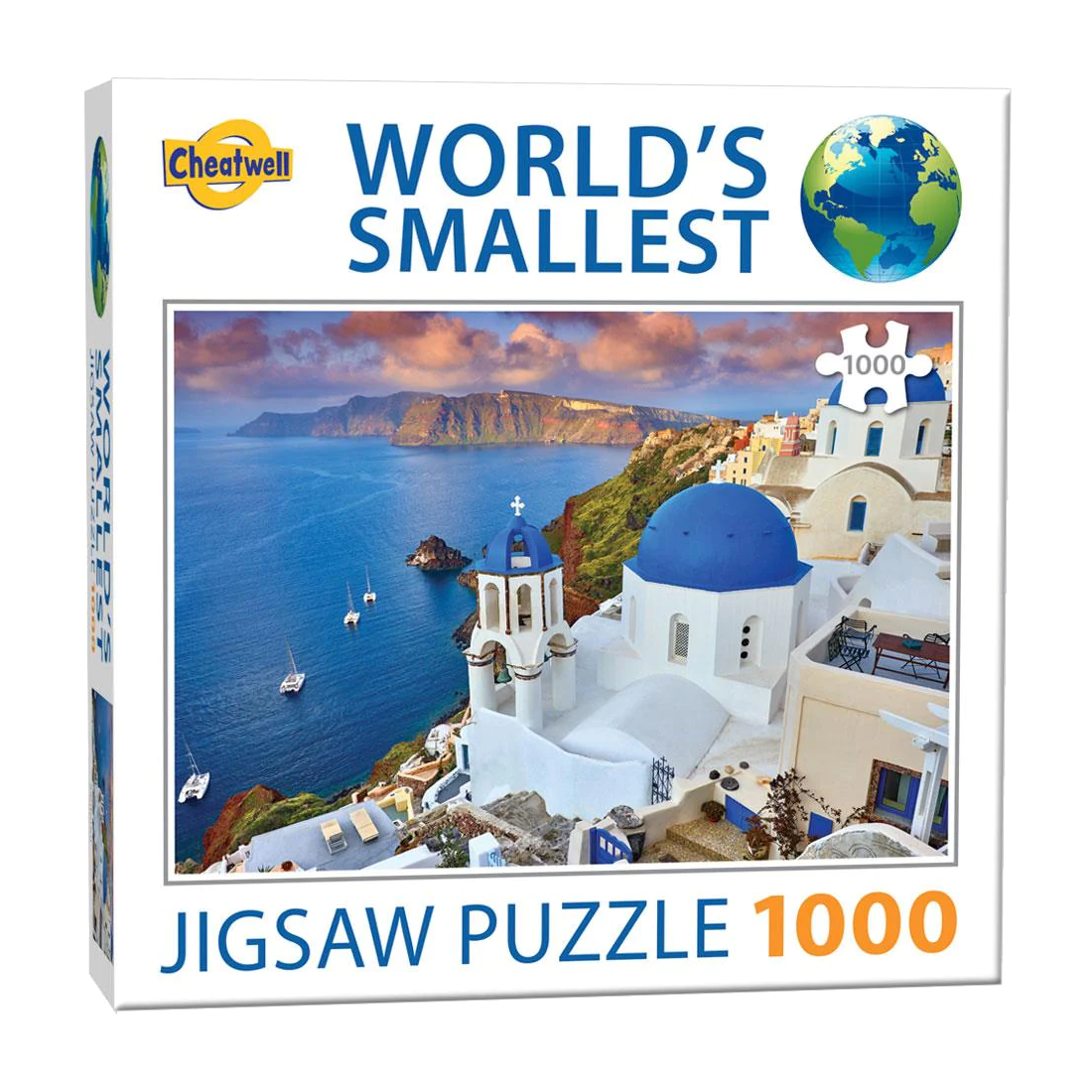 World's Smallest: Santorini Island - 1000 brikker