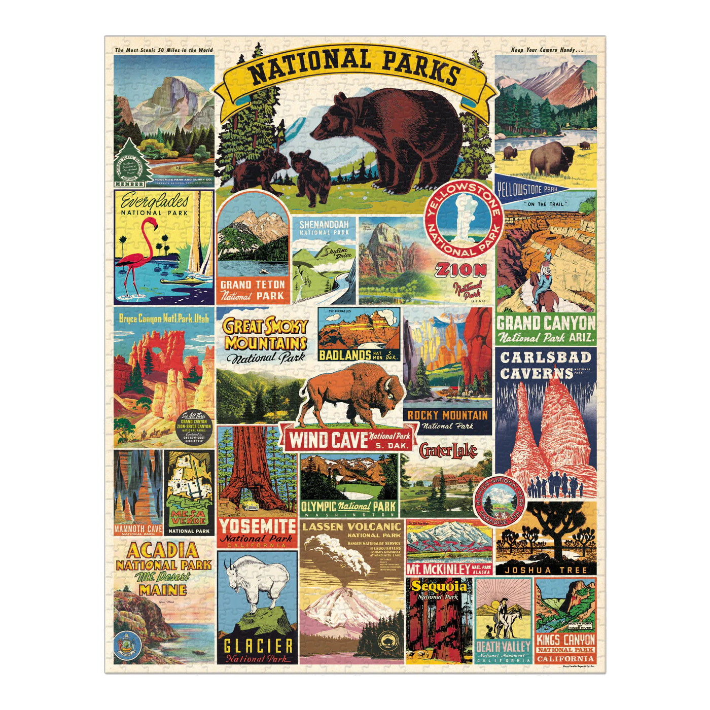 National Parks - 1000 brikker