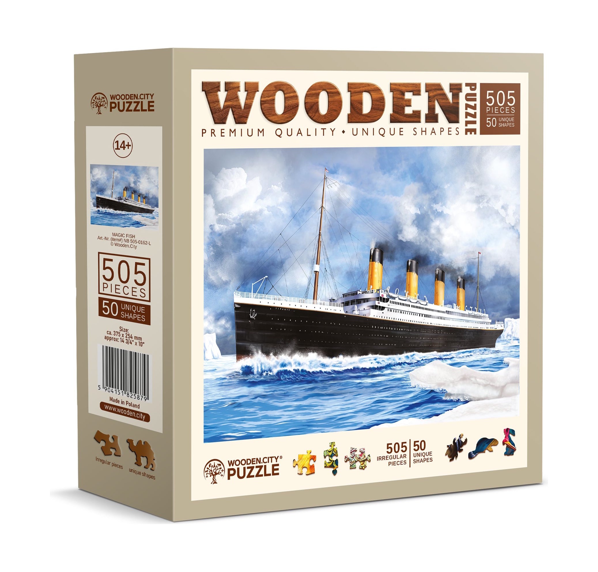 Titanic Wooden Puzzle - 500 pieces – Games