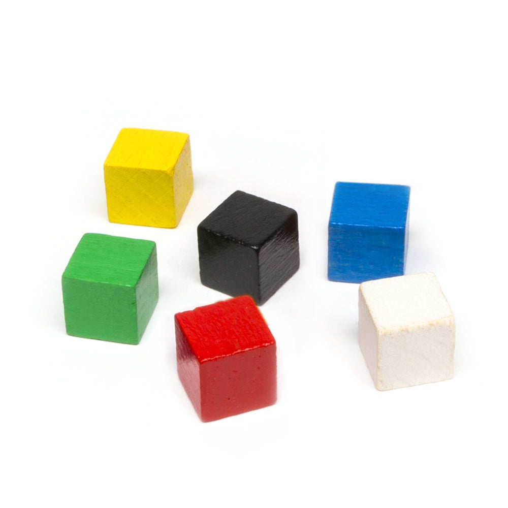 Cubes i træ - 8 mm