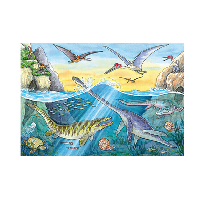 Dinosaurs of Land &Sea - 2 x 24 brikker