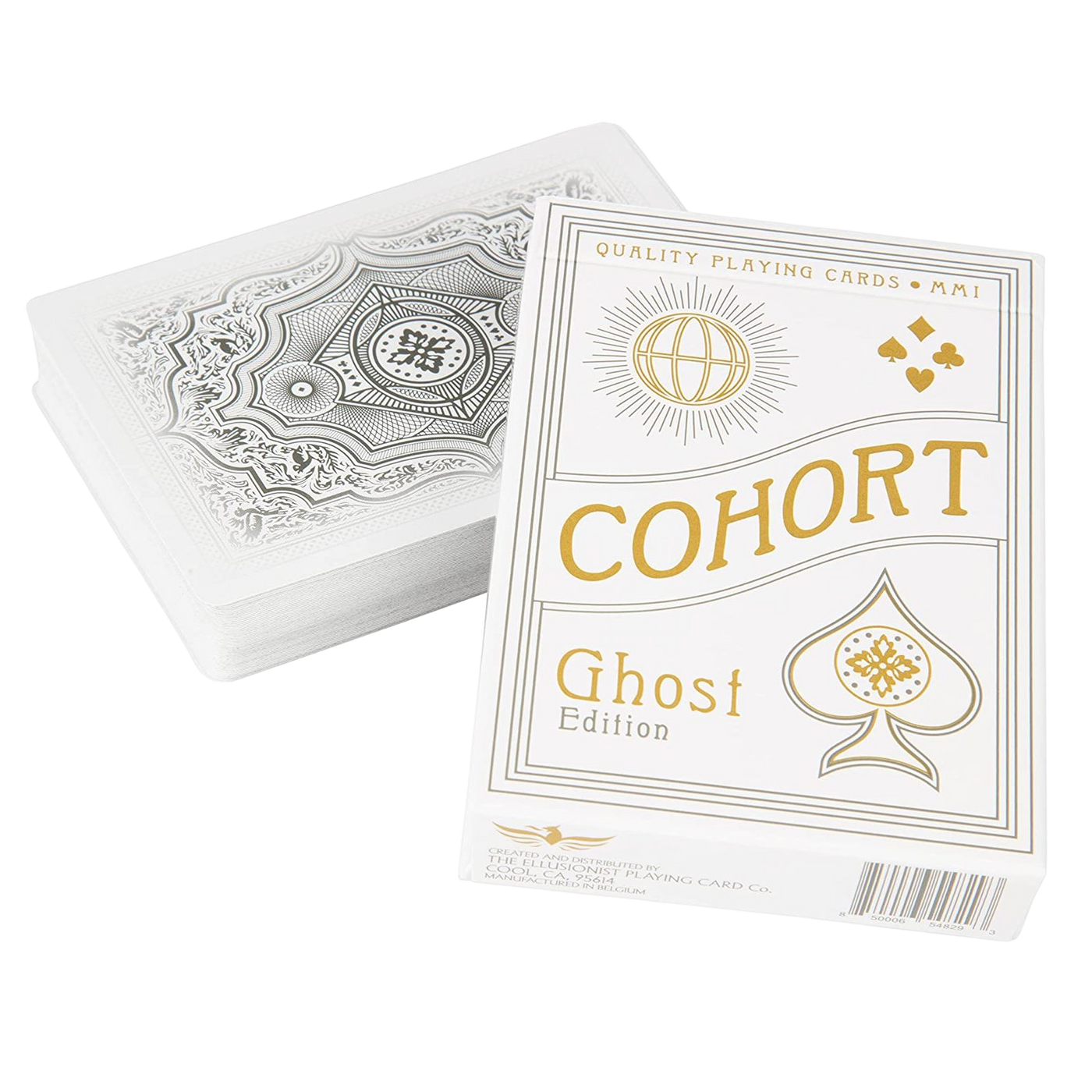 Cohort Ghost Hvid spillekort