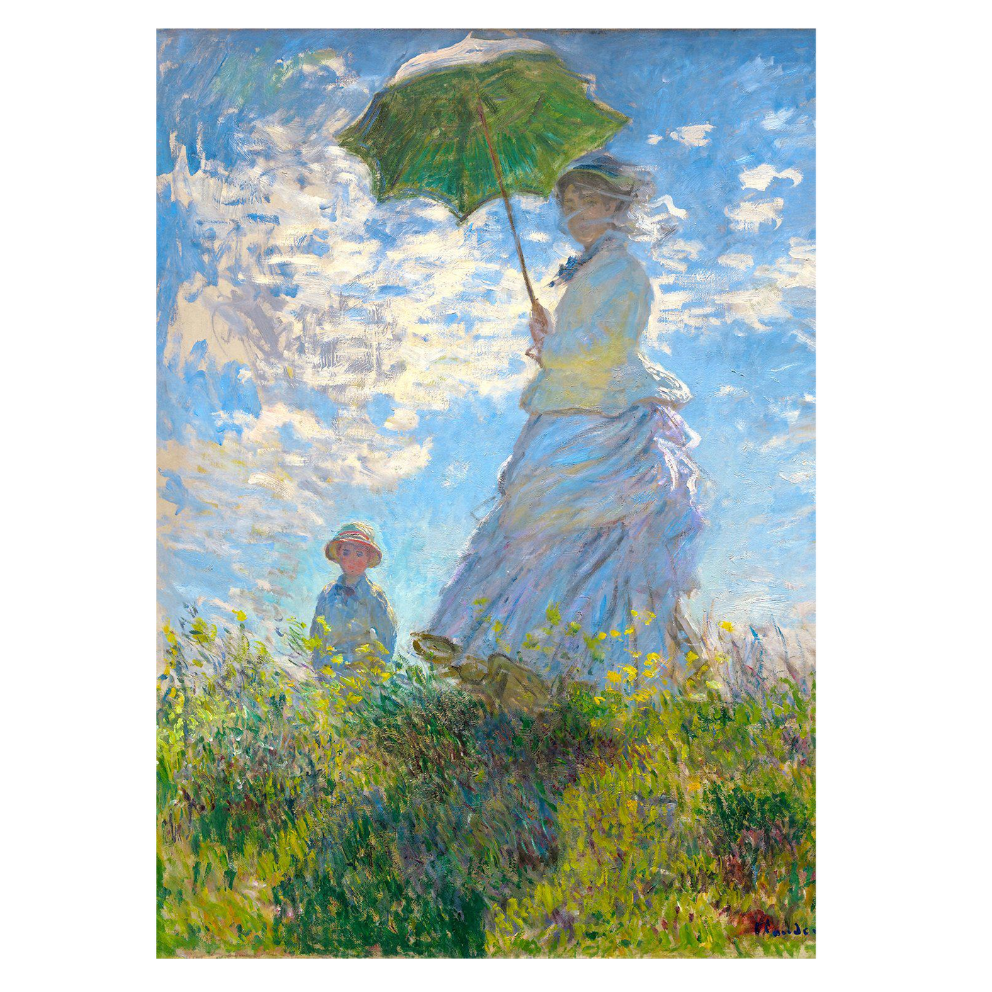 Monet: Woman With a Parasol