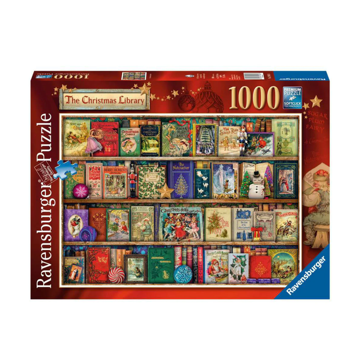 Puslespil Christmas Library - 1000 brikker