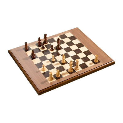 Skaksæt + Backgammon i Ahorn Stor