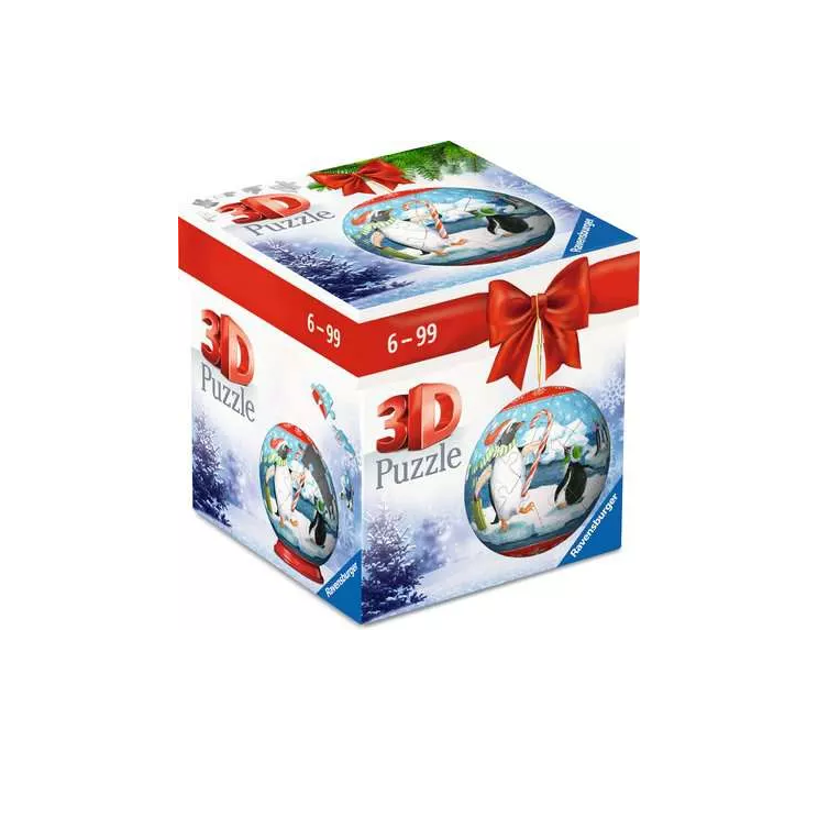 Puslespil 3D Animal Cheer Christmas - 56 brikker