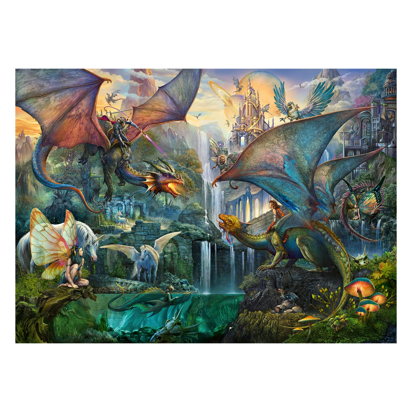 Magical Dragon Forest - 9000 brikker
