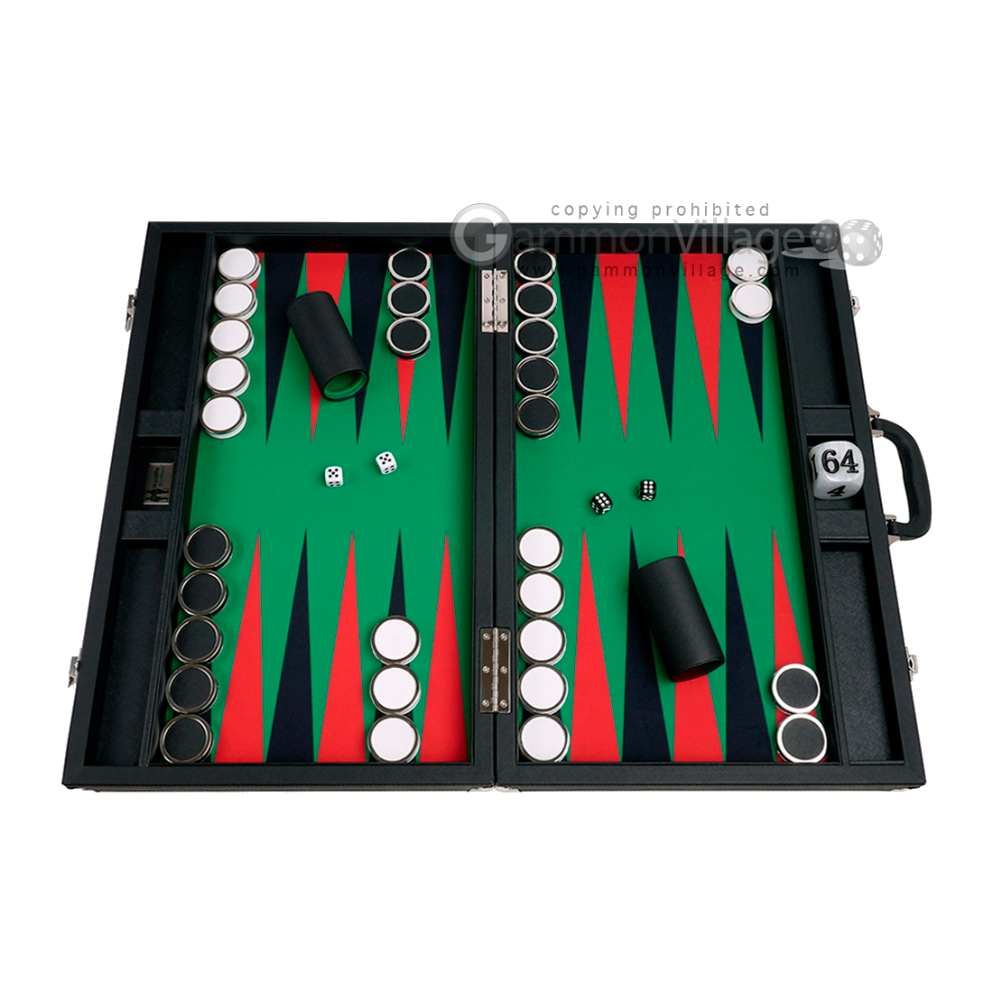 58cm Grøn Luksus Backgammon