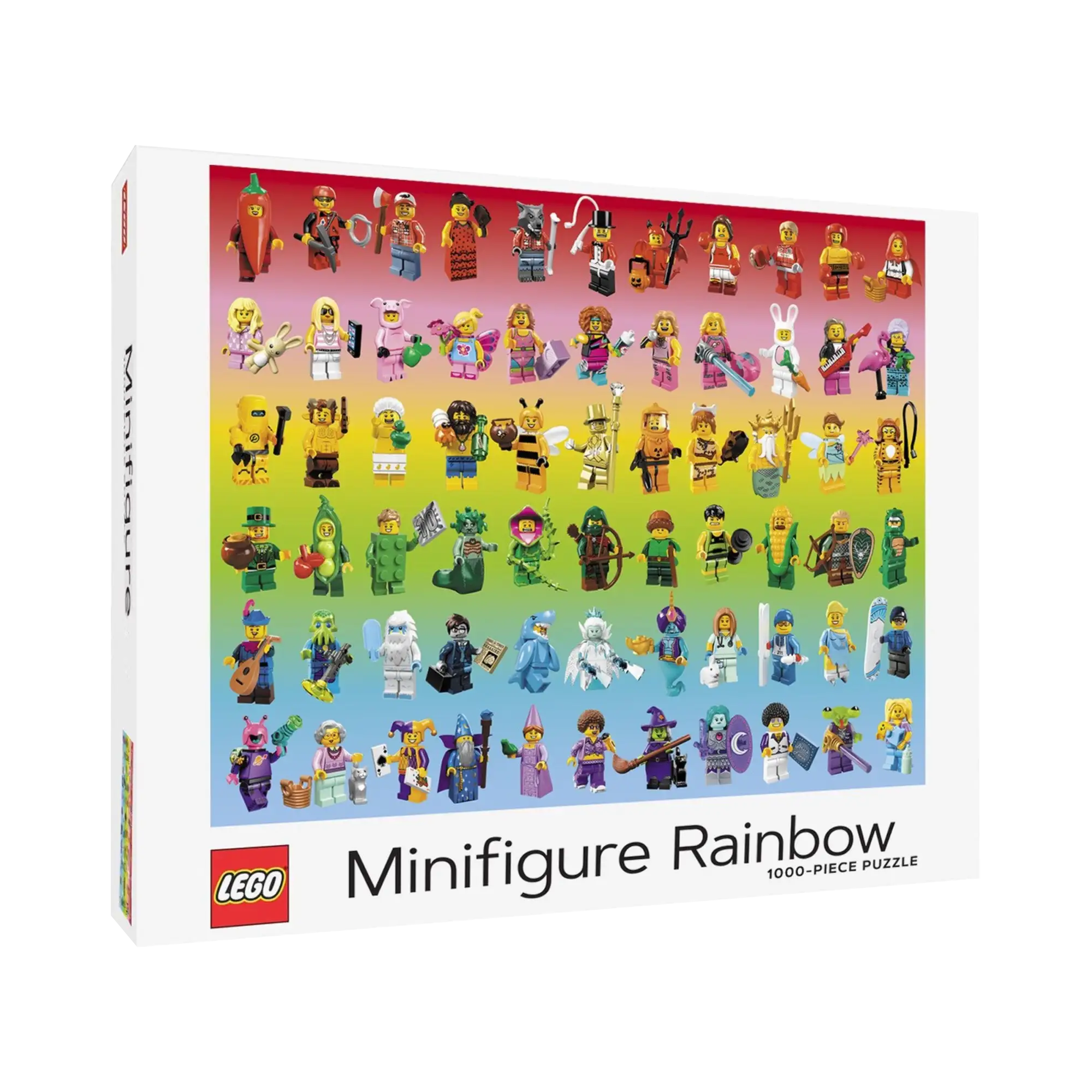 Lego Minifigure Rainbow - 1000 brikker – Games