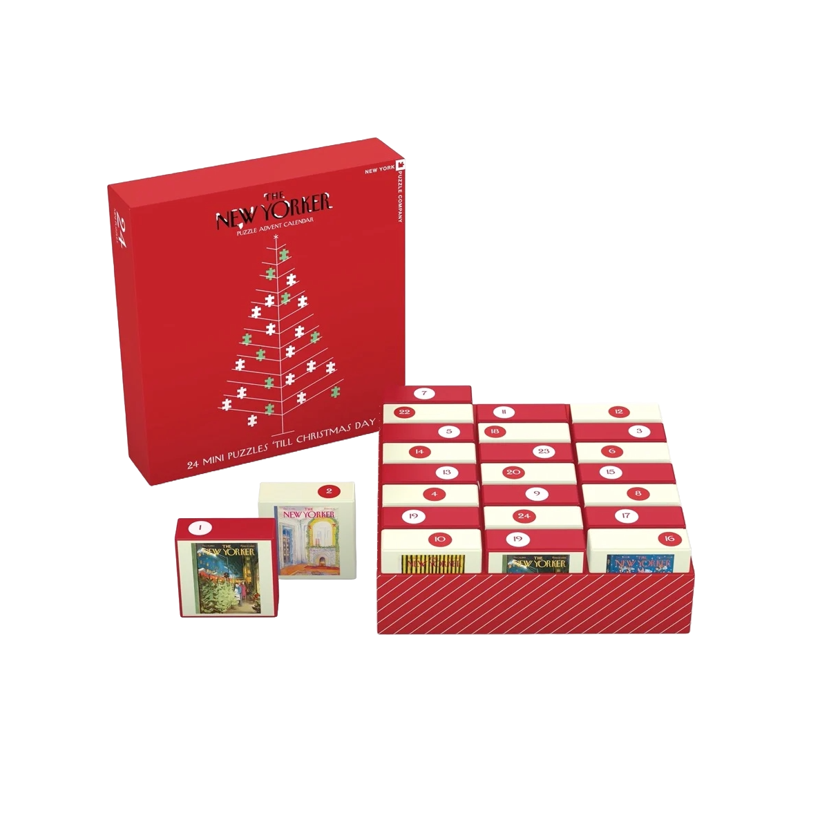 New Yorker Advent Calender - 24 x 100 brikker