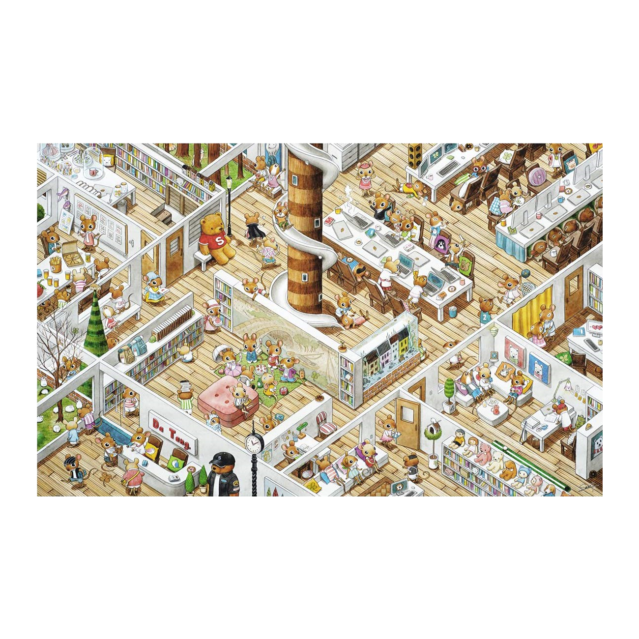 The Office - 1000 plastikbrikker