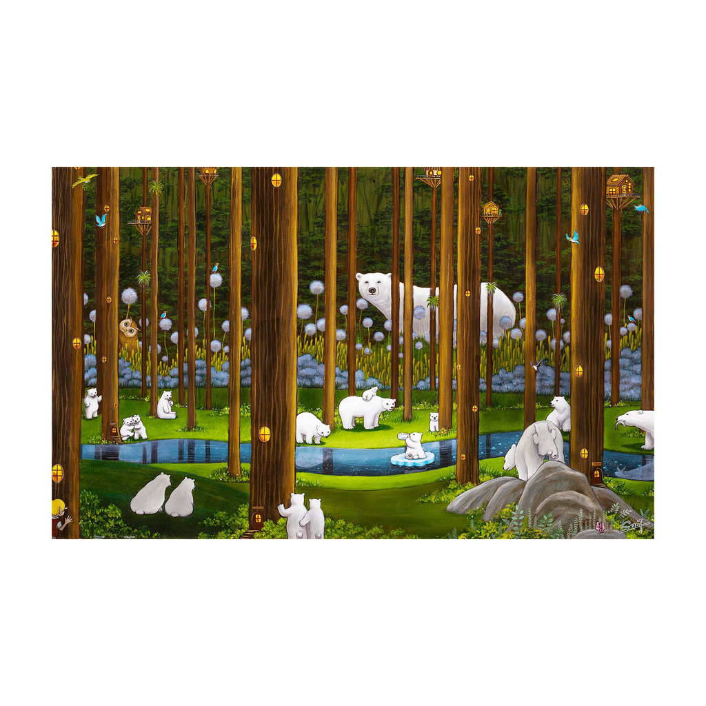 Polar Bears Forest - 1000 plastic pieces – Games
