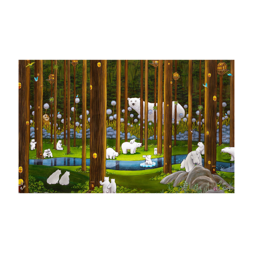 Polar Bears Forest - 1000 plastic pieces – Games