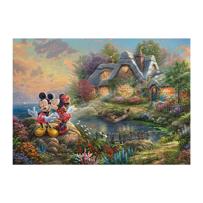 Kinkade: Mickey and Minnie - 1000 brikker