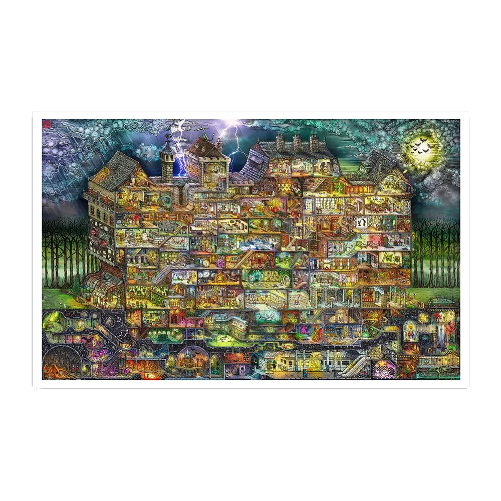 The Night House Maze - 4000 brikker