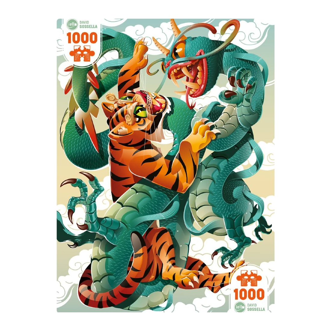 The Tiger and the Dragon - 1000 brikker
