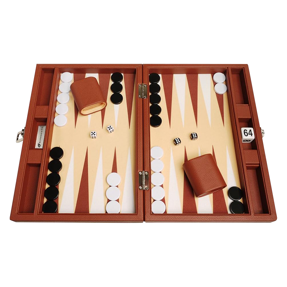 33 cm Desert Brown Backgammon