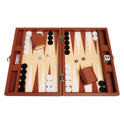 33 cm Desert Brown Backgammon