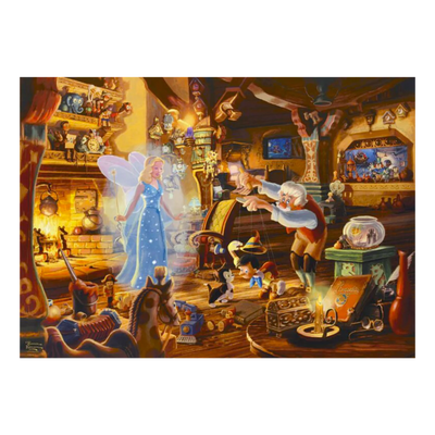 Kinkade: Geppettos Pinocchio - 1000 brikker