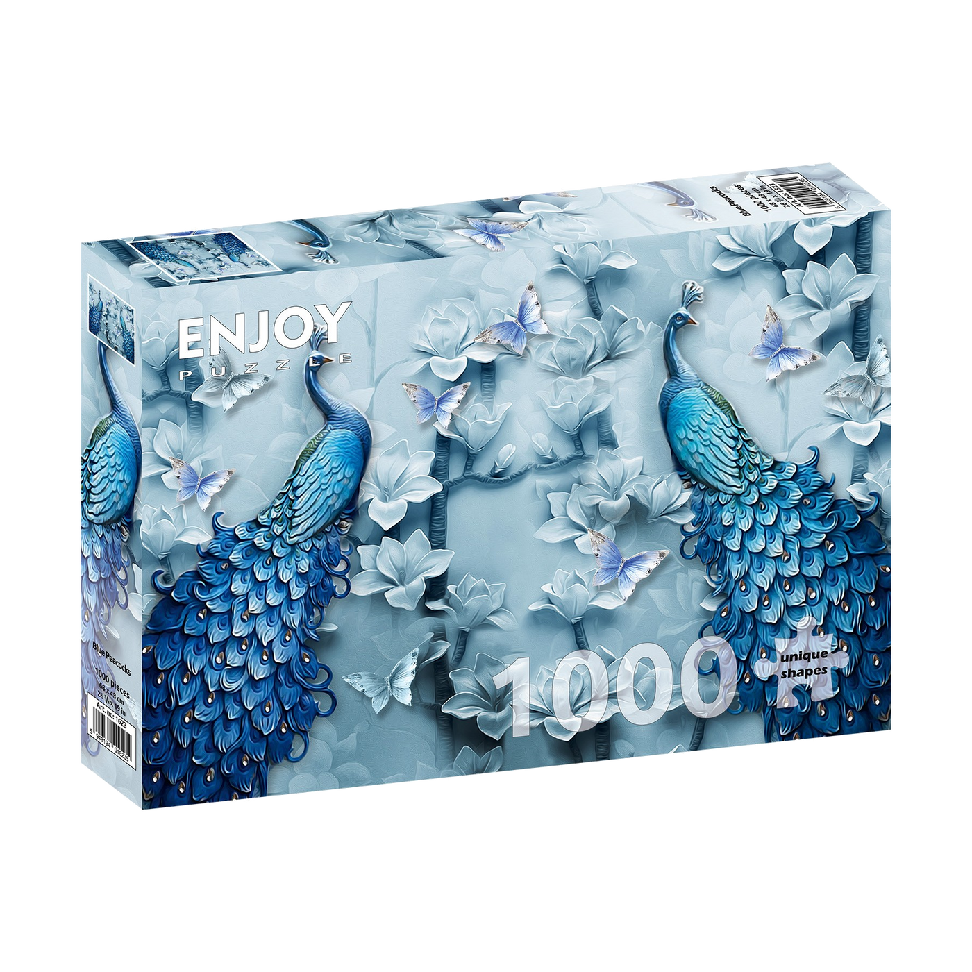 Blue Peacocks - 1000 brikker