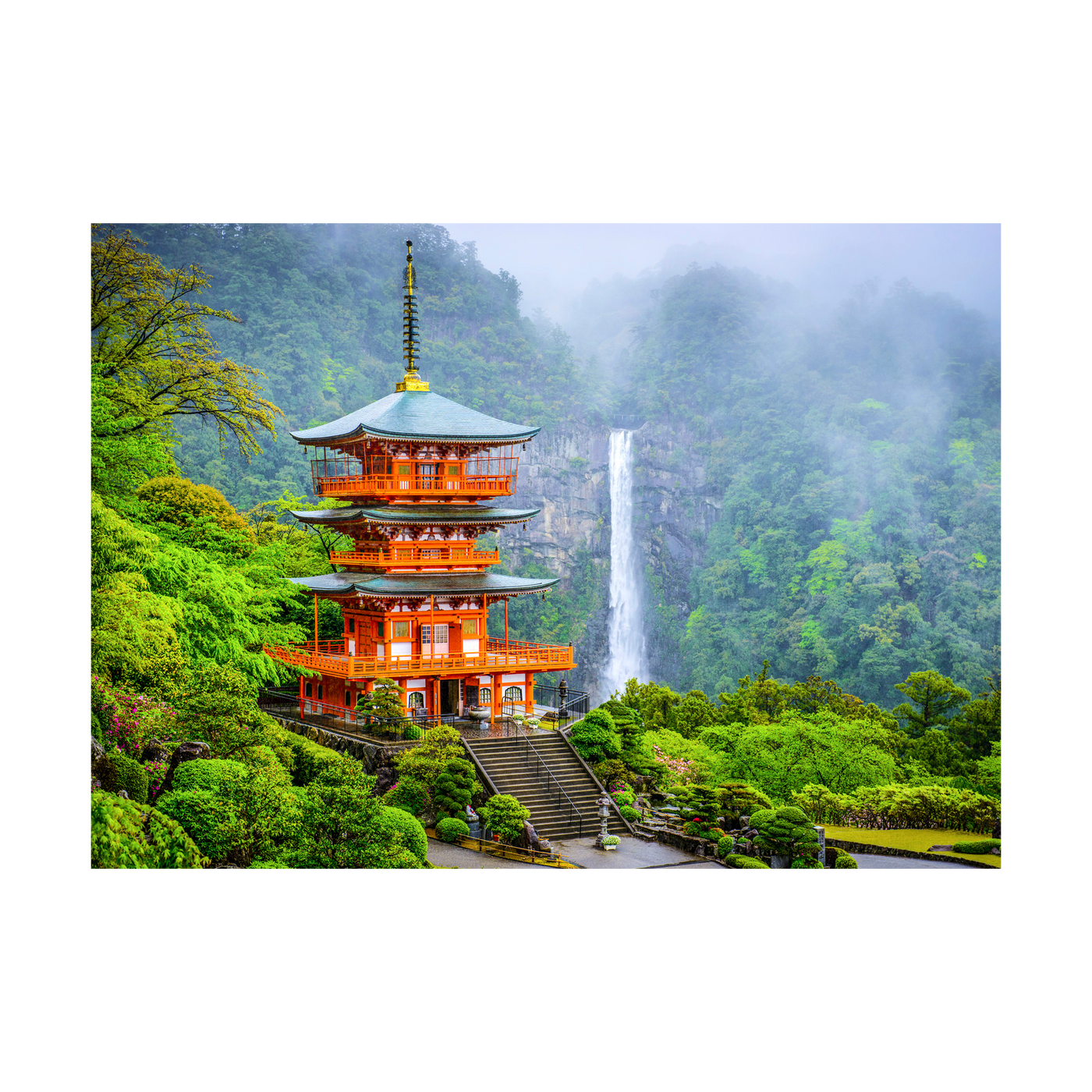 Seiganto-Ji Pagoda, Japan - 1000 brikker