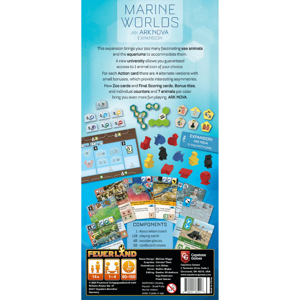 Ark Nova: Marine Worlds Expansion – Games Ark Nova: Marine Worlds Expansion – Games