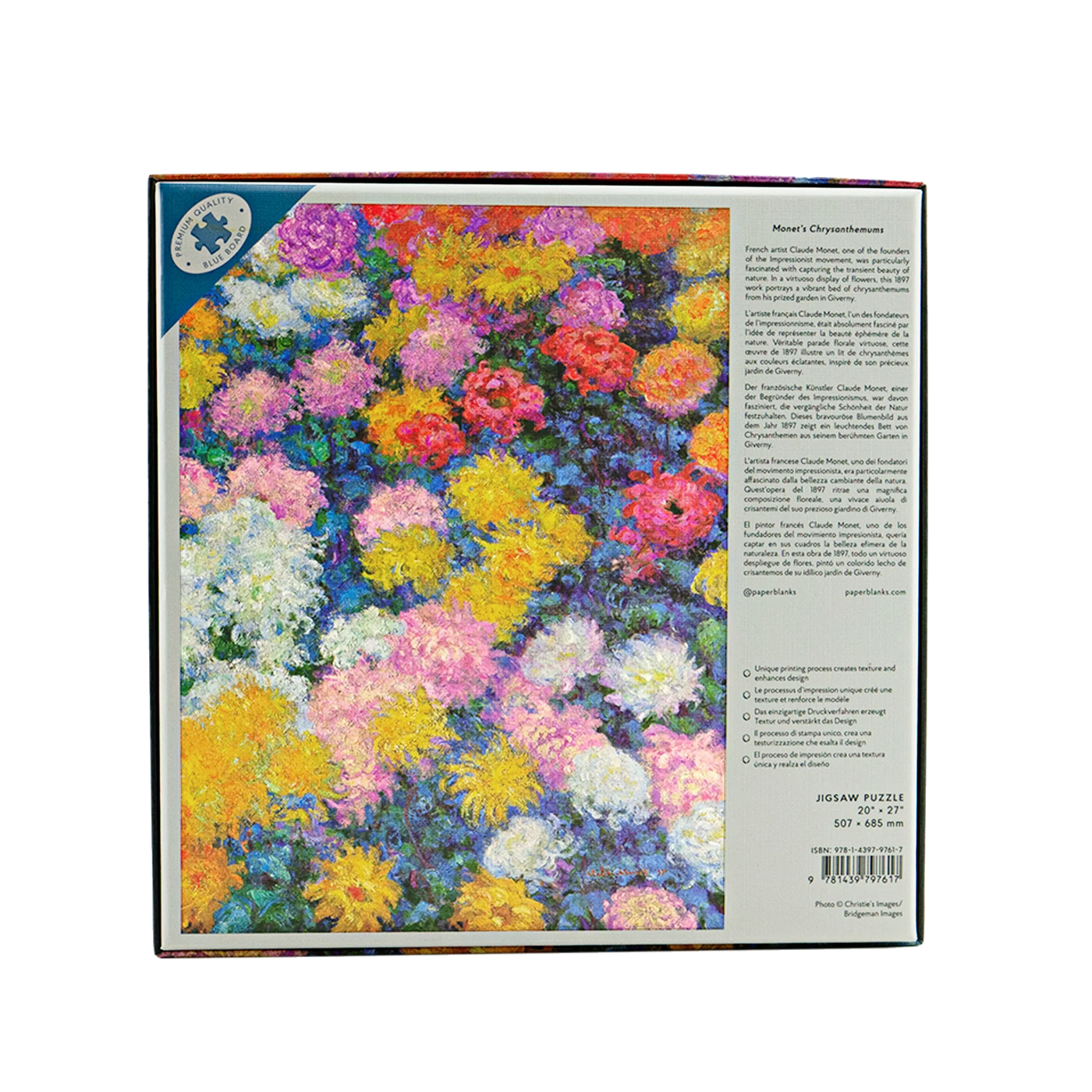 Monet's Chrysanthemums - 1000 brikker