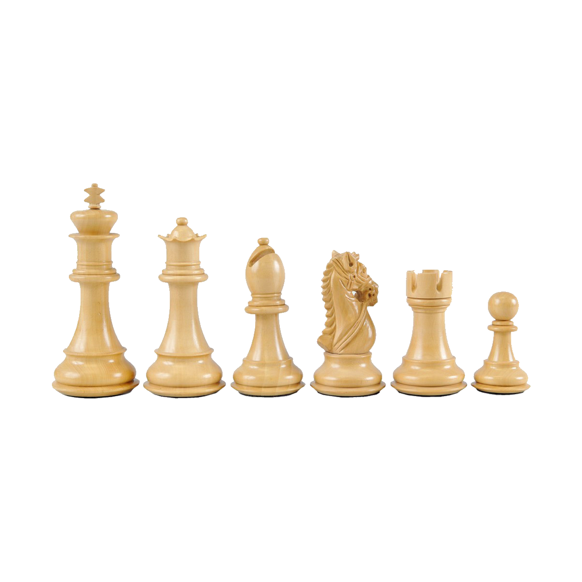 King's Bridal skakbrikker  - 114 mm sort/lys