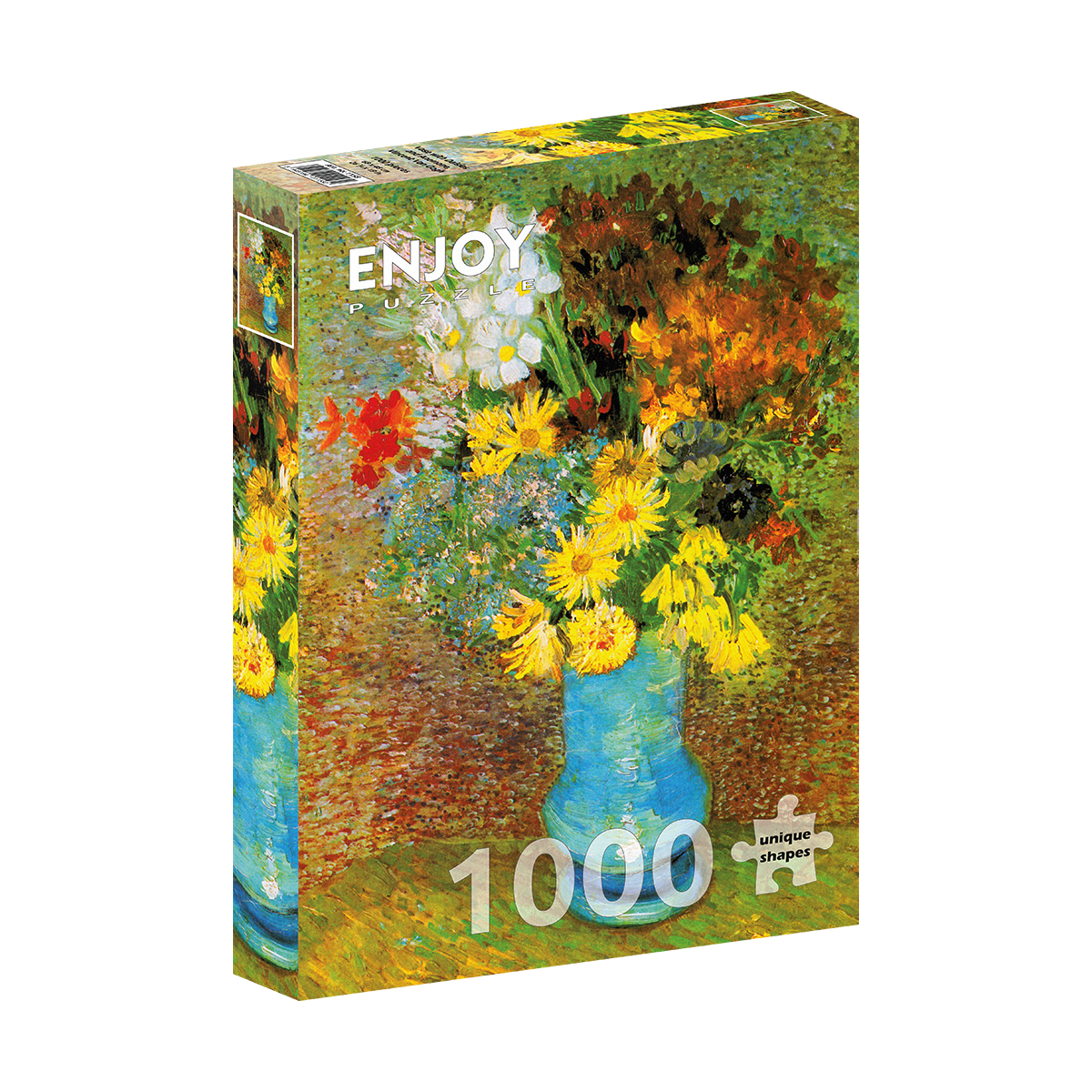 Van Gogh: Vase With Dasies and Anemones - 1000 brikker