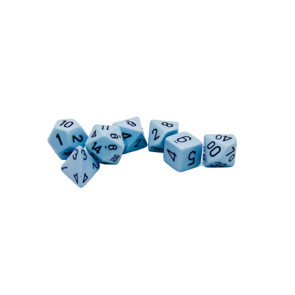 Opaque Pastel Blue Rollespilsterninger