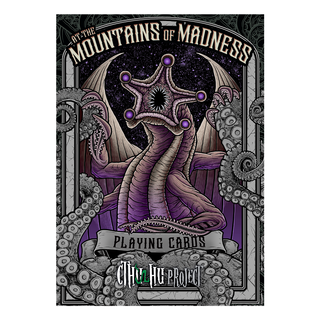 Mountains of Madness: Cthulu Spillekort Lilla
