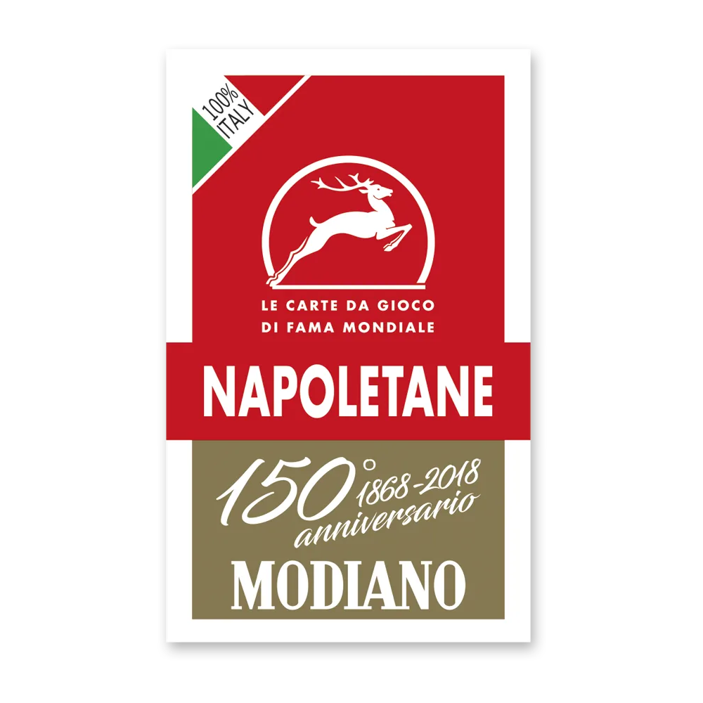 Napoletane Spillekort Rød