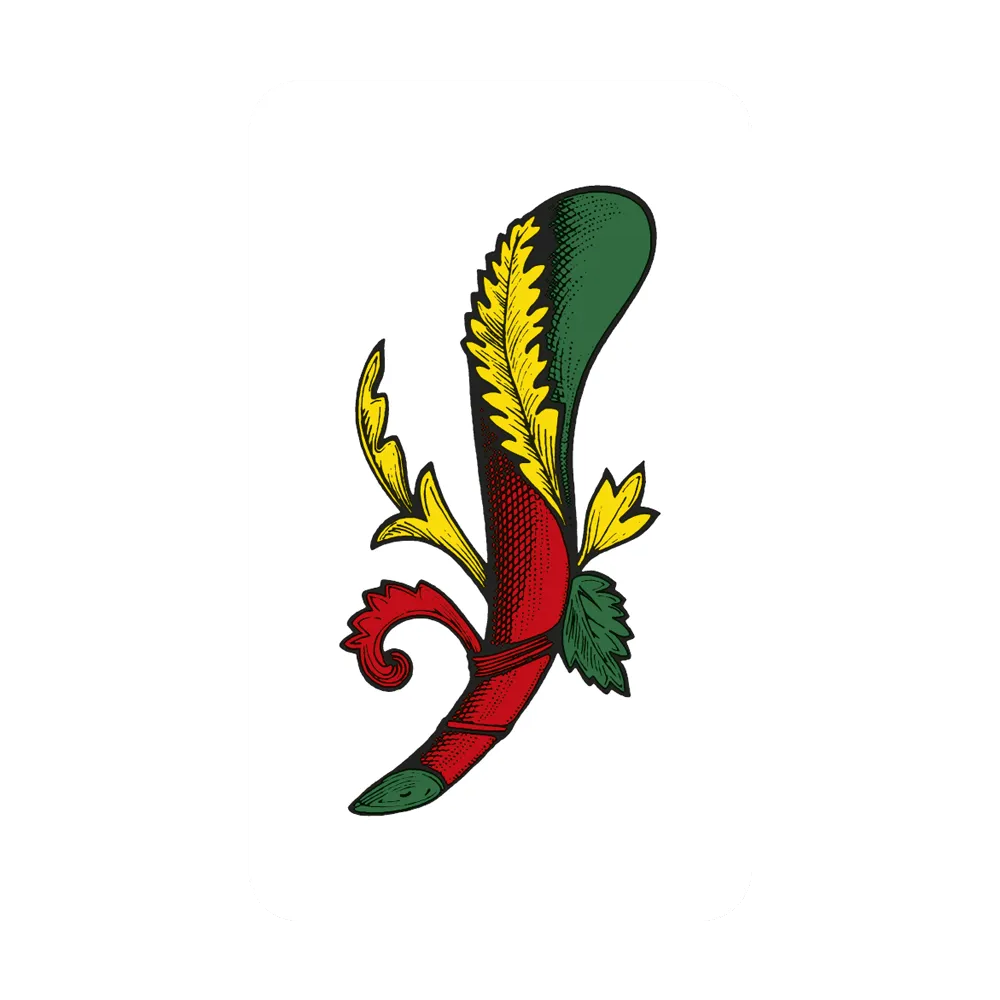 Napoletane Spillekort Rød