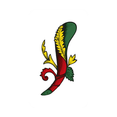 Napoletane Spillekort Rød