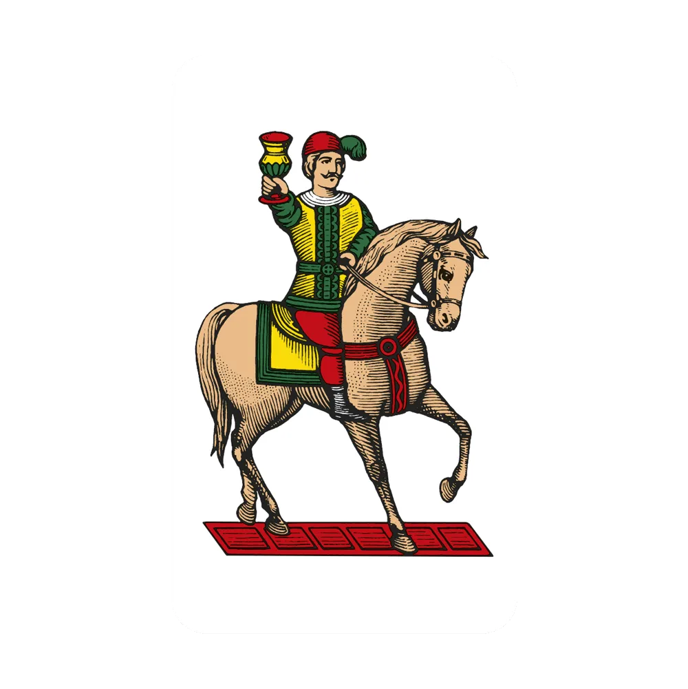 Napoletane Spillekort Rød