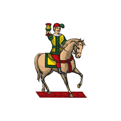 Napoletane Spillekort Rød