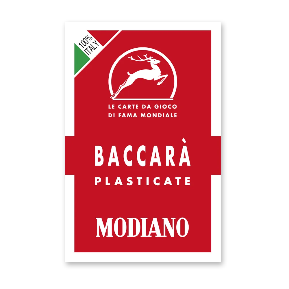 Baccará Spillekort Rød