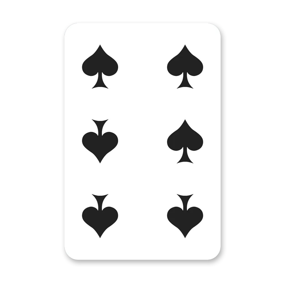 Baccará Spillekort Rød