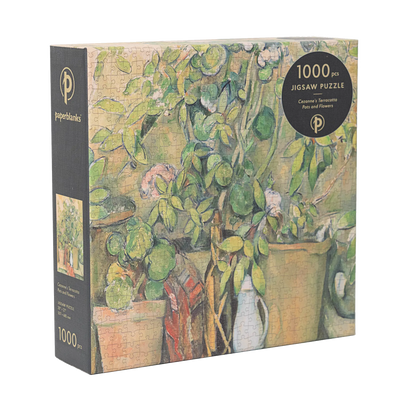 Cezanne's Terracotta Pots and Flowers - 1000 brikker