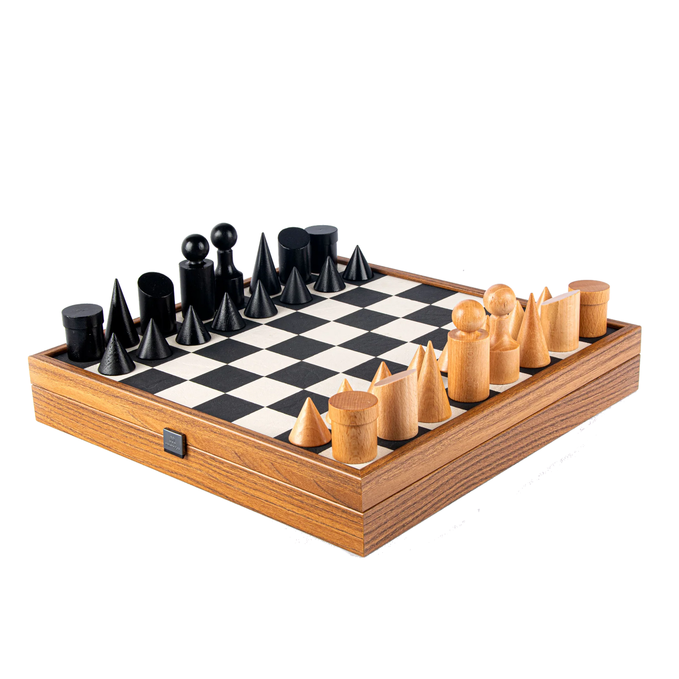 Skaksæt Bauhaus Sort