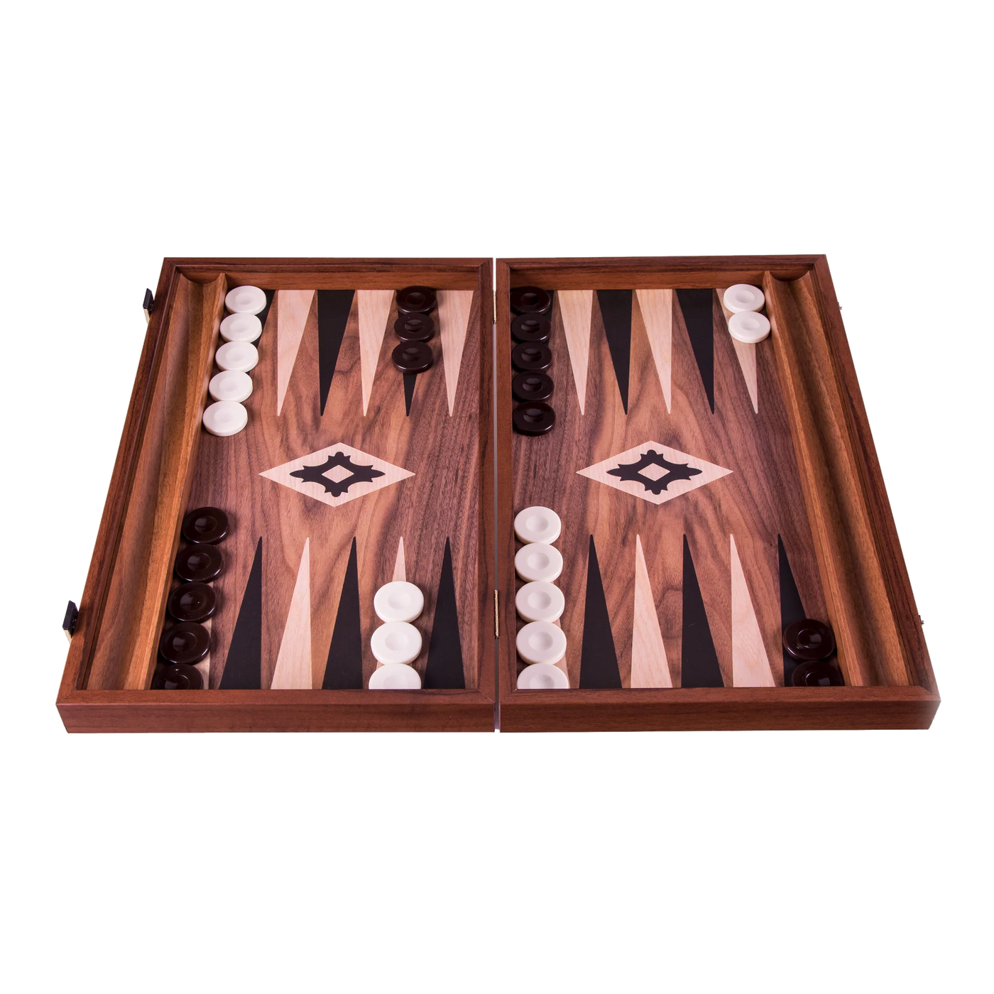 48cm Backgammon i Valnød