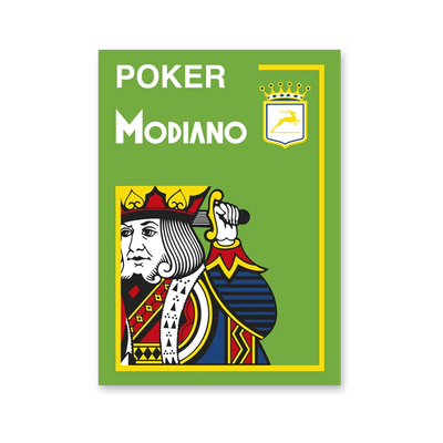 Modiano Spillekort 100% Plastik Lys Grøn