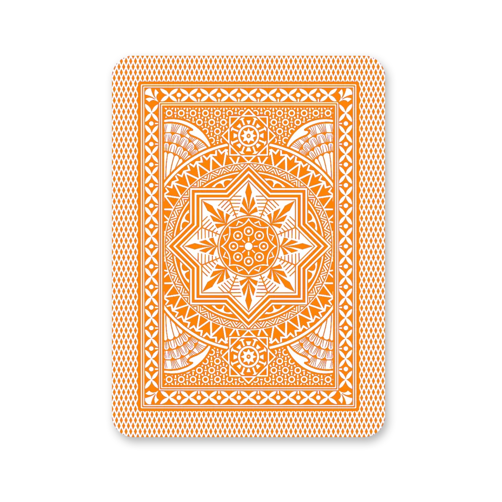 Modiano Playing Cards in 100% Plastic Orange – Games