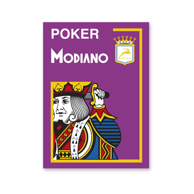 Modiano Spillekort 100% Plastik Lilla