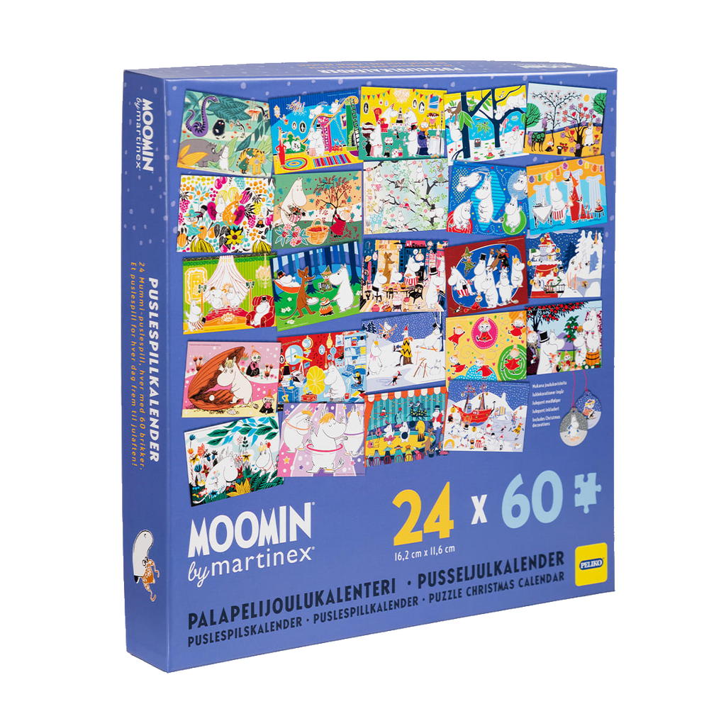クリスマス mumin1313 Moomin Puzzle Christmas Calendar - 24x60 pieces – Games