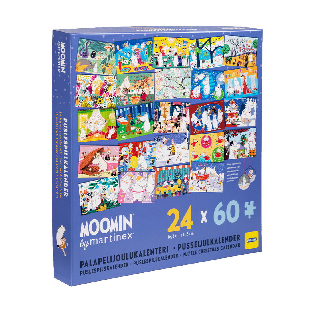 Moomin Puzzle Christmas Calendar - 24x60 pieces – Games