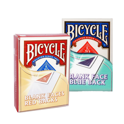 bicycle tryllekort med blank forside