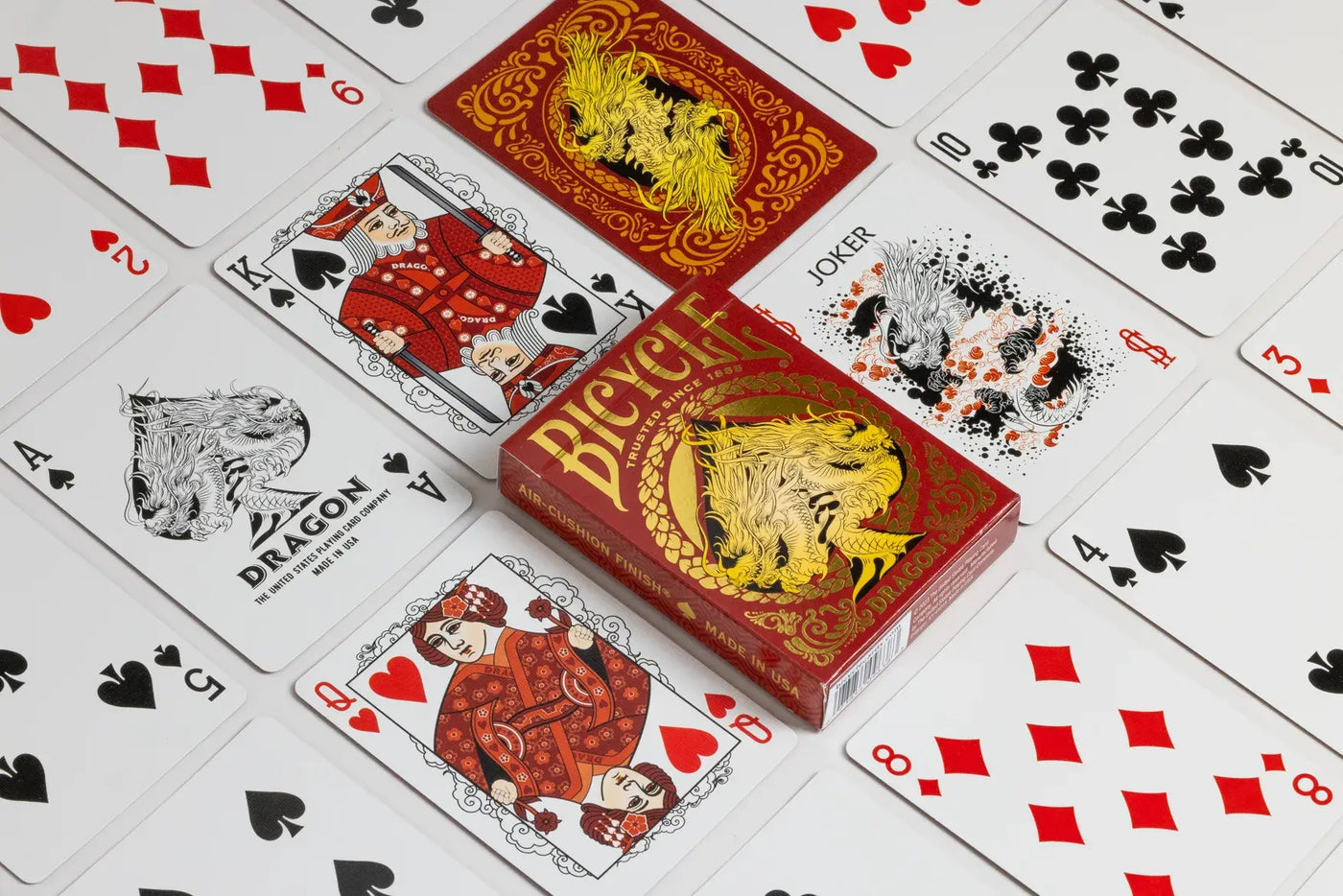 Dragon Red Spillekort