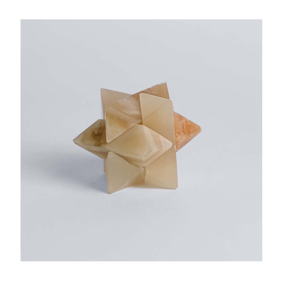 Puzzle Star Hvid/Cremefarvet Natursten DAR Proyectos