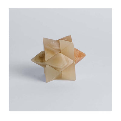 Puzzle Star Hvid/Cremefarvet Natursten DAR Proyectos